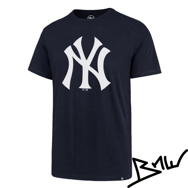 47 Brand MLB New York Yankees Imprint Super Rival T-Shirt - MLB