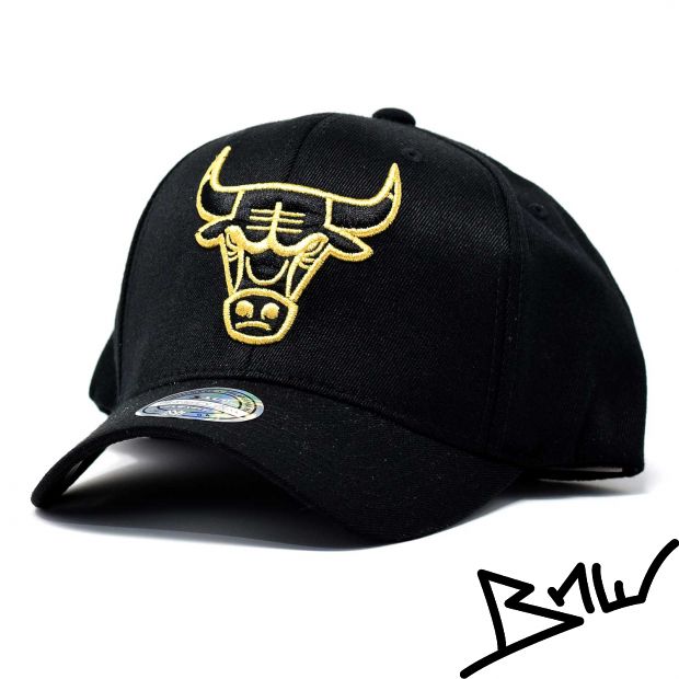 Chicago Bulls NBA on The Block Mitchell & Ness Snapback Hat